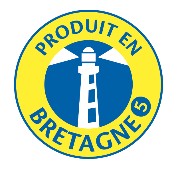 Logo Produit en Bretagne FR jaune et bleu CMJN